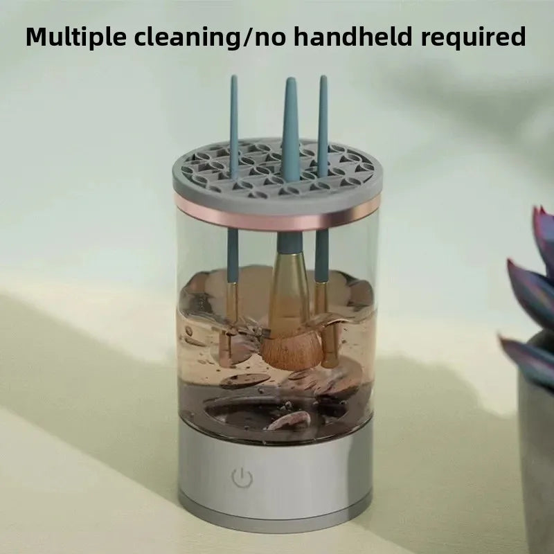 Limpiador eléctrico de brochas de maquillaje