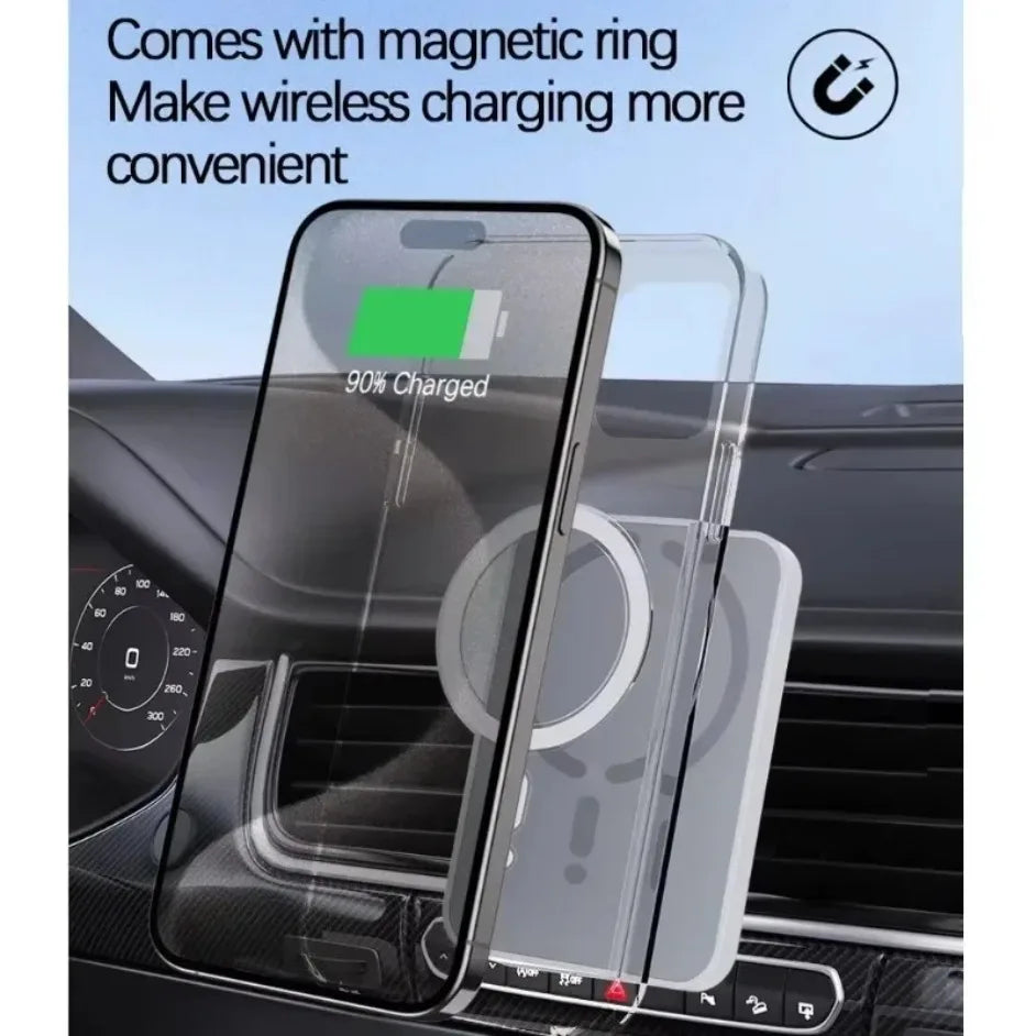 ⚡ Cargador Inalámbrico Magnético para Auto (30 W)