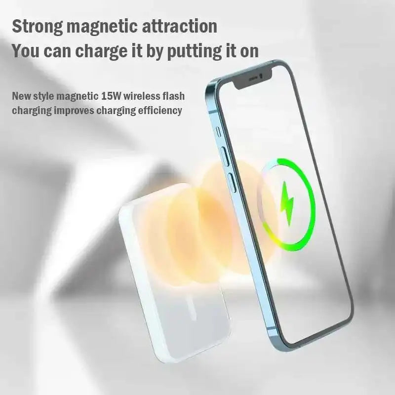 Cargador inalámbrico externo portátil Magsafe Power Bank de 10000 mAh, para iPhone 13, 14, 15 y 16