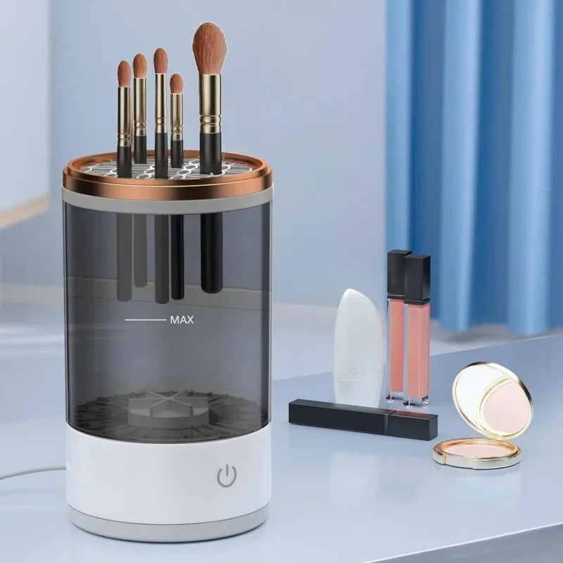 Limpiador eléctrico de brochas de maquillaje