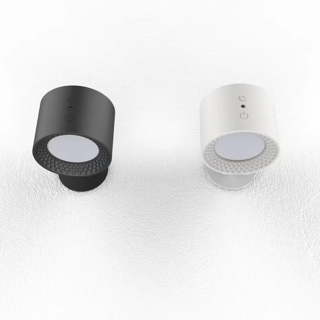 💡 Lámpara de Pared LED Giratoria 360° – Doble Luz para Dormitorio o Sala