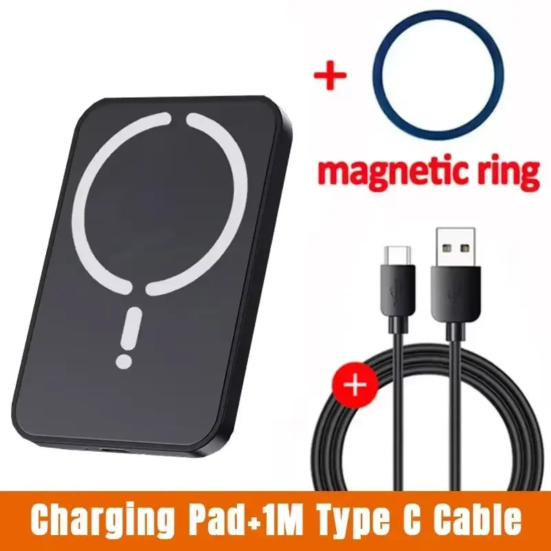 ⚡ Cargador Inalámbrico Magnético para Auto (30 W)