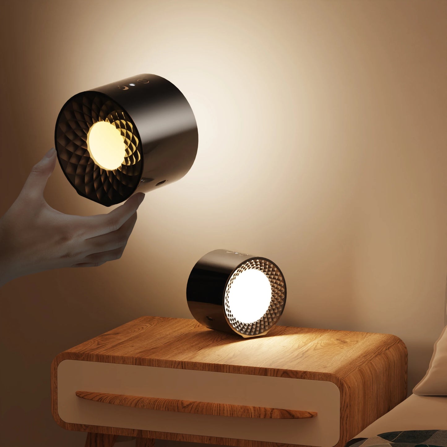 💡 Lámpara de Pared LED Giratoria 360° – Doble Luz para Dormitorio o Sala