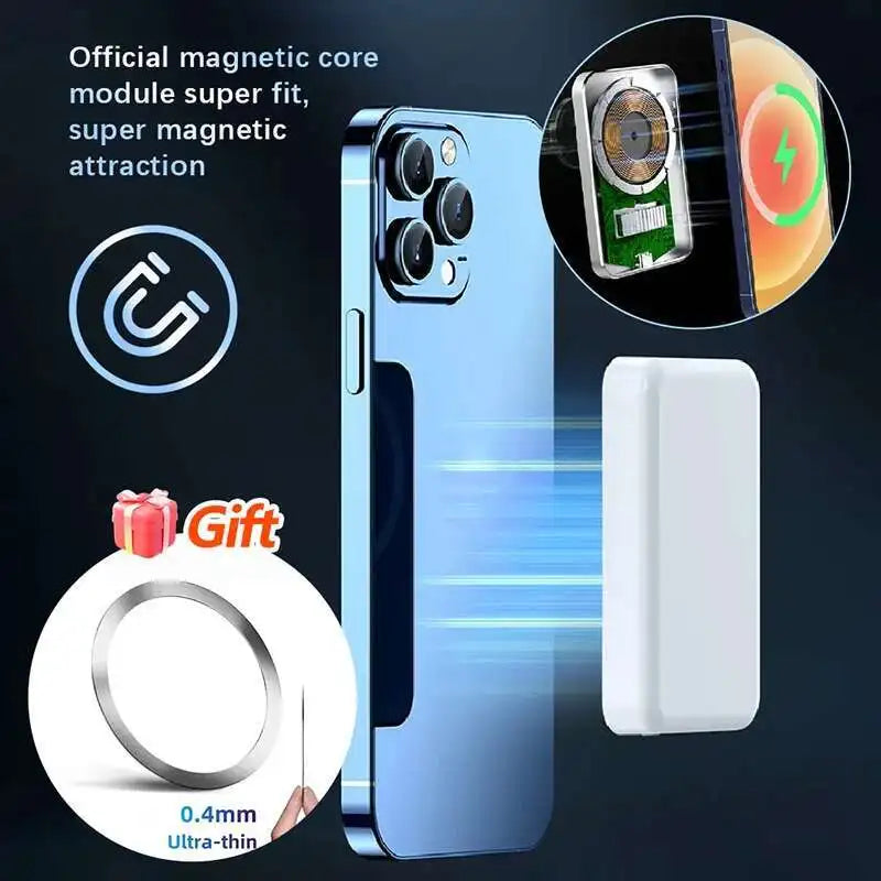 Cargador inalámbrico externo portátil Magsafe Power Bank de 10000 mAh, para iPhone 13, 14, 15 y 16