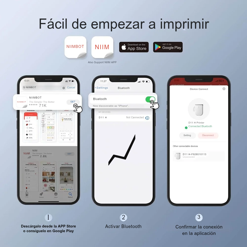 Impresora de etiquetas D11-H🏷