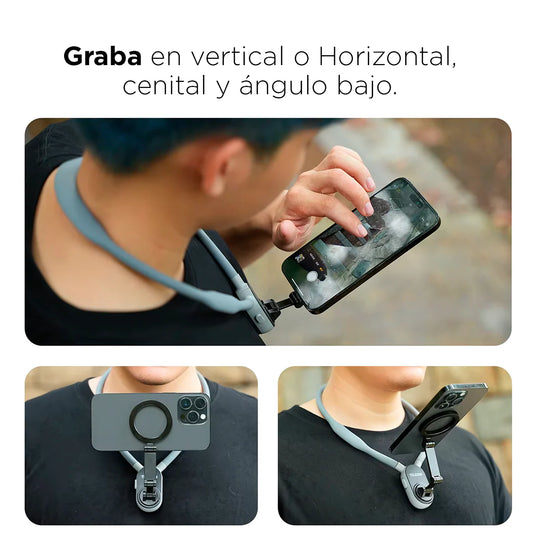 Soporte de cuello para celular