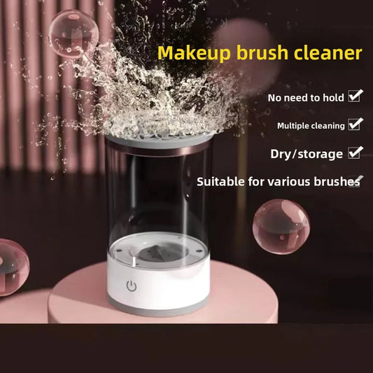 Limpiador eléctrico de brochas de maquillaje