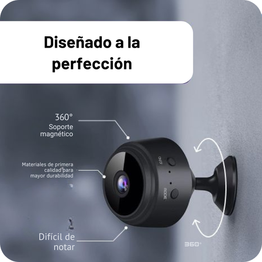 Minicámara inalámbrica A9 con WiFi,